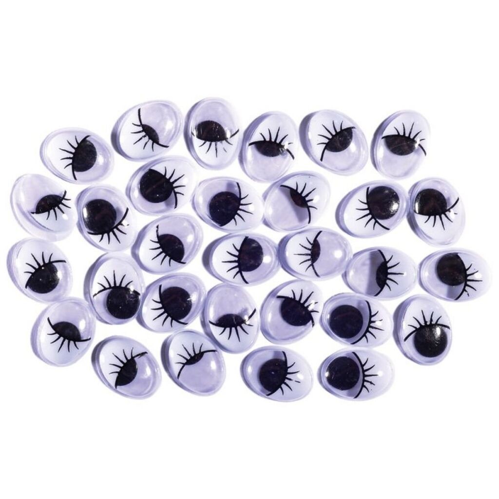 Junior Oči sa trepavicama Crafty deco, Ovalne, 16mm