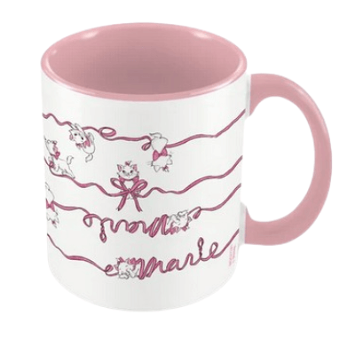 Pyramid International Šolja Marie The Aristocats, 315ml, Belo - roze