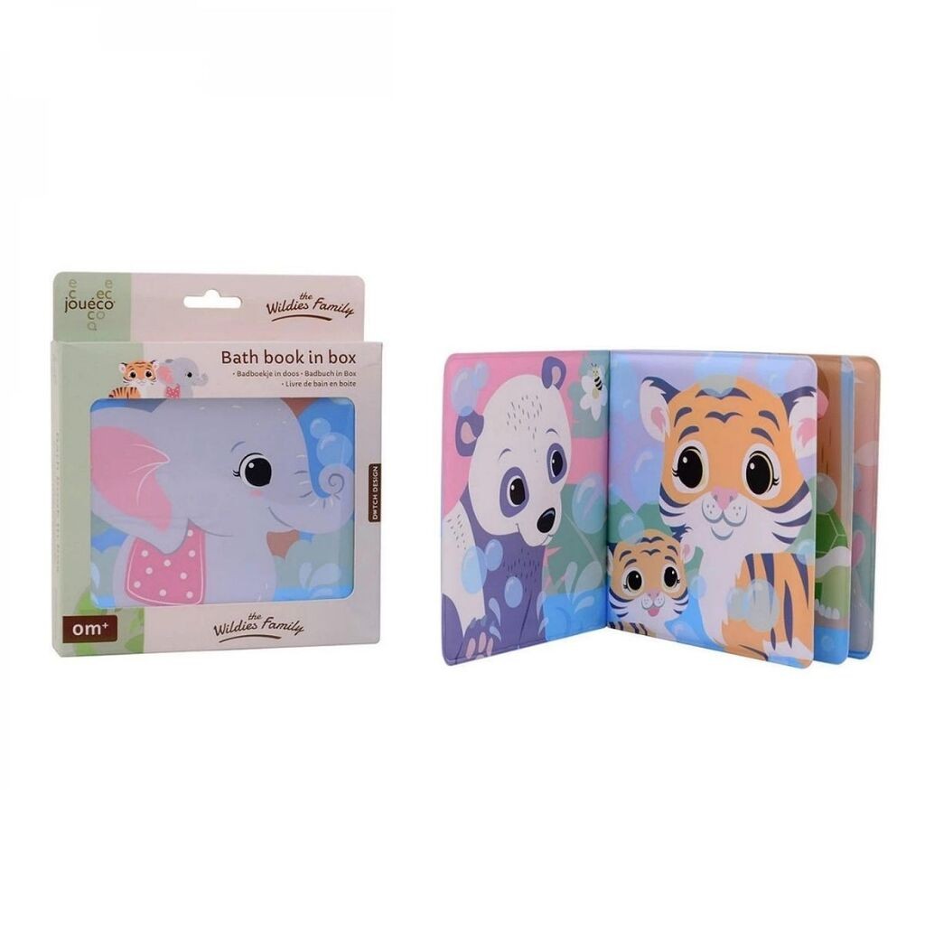 Joueco Knjiga za bebe za kupanje Životinje