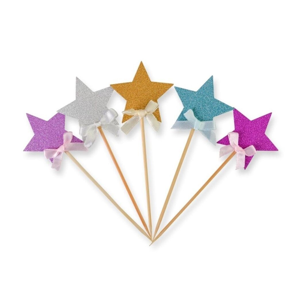 Junior Štapići zvezde Crafty deco, 5 komada, Šarene