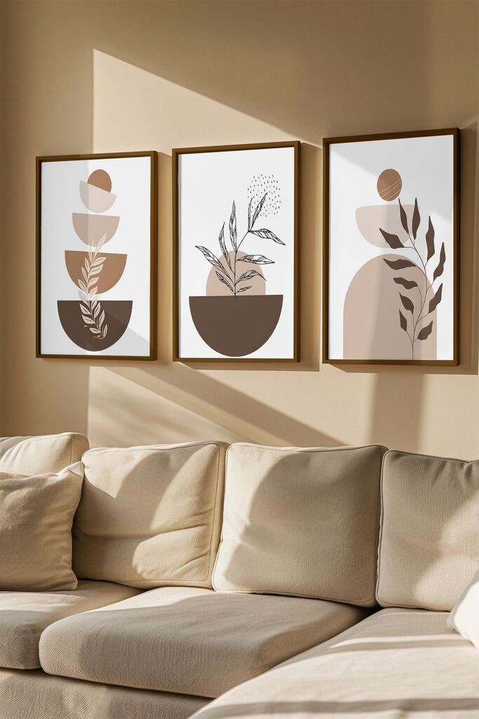 Wallity Uramljena slika Artvmodel4, 33x48 cm, 3 dela