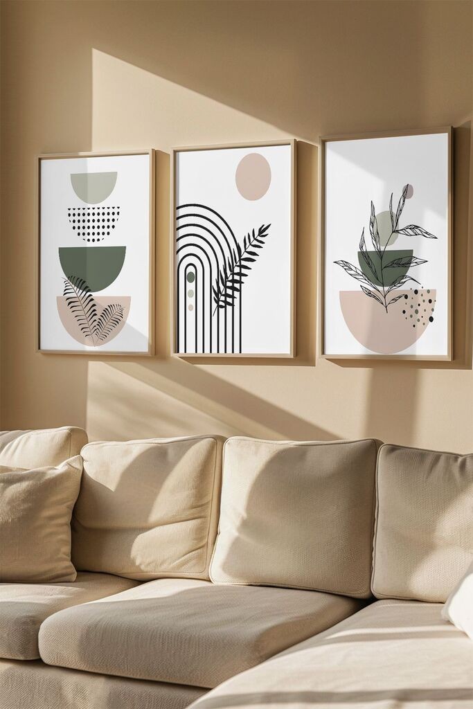 Wallity Uramljena slika Artvmodel10, 33x48 cm, 3 dela