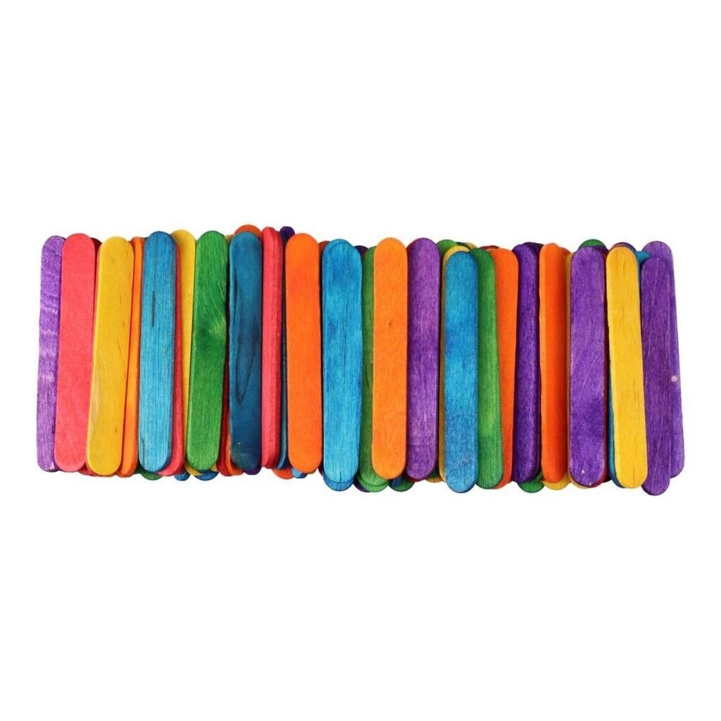 Junior Štapići Crafty deco, 100 komada, Šareni