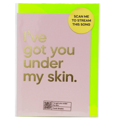 Čestitka I've got you under my skin, Frank Sinatra