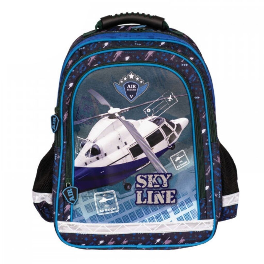 Scool Ranac za dečake Sky Line, Anatomski, Plavi