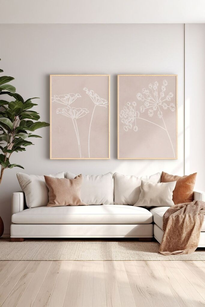 Wallity Uramljena slika Ersy2Limodel45, 33x48 cm, 2 dela