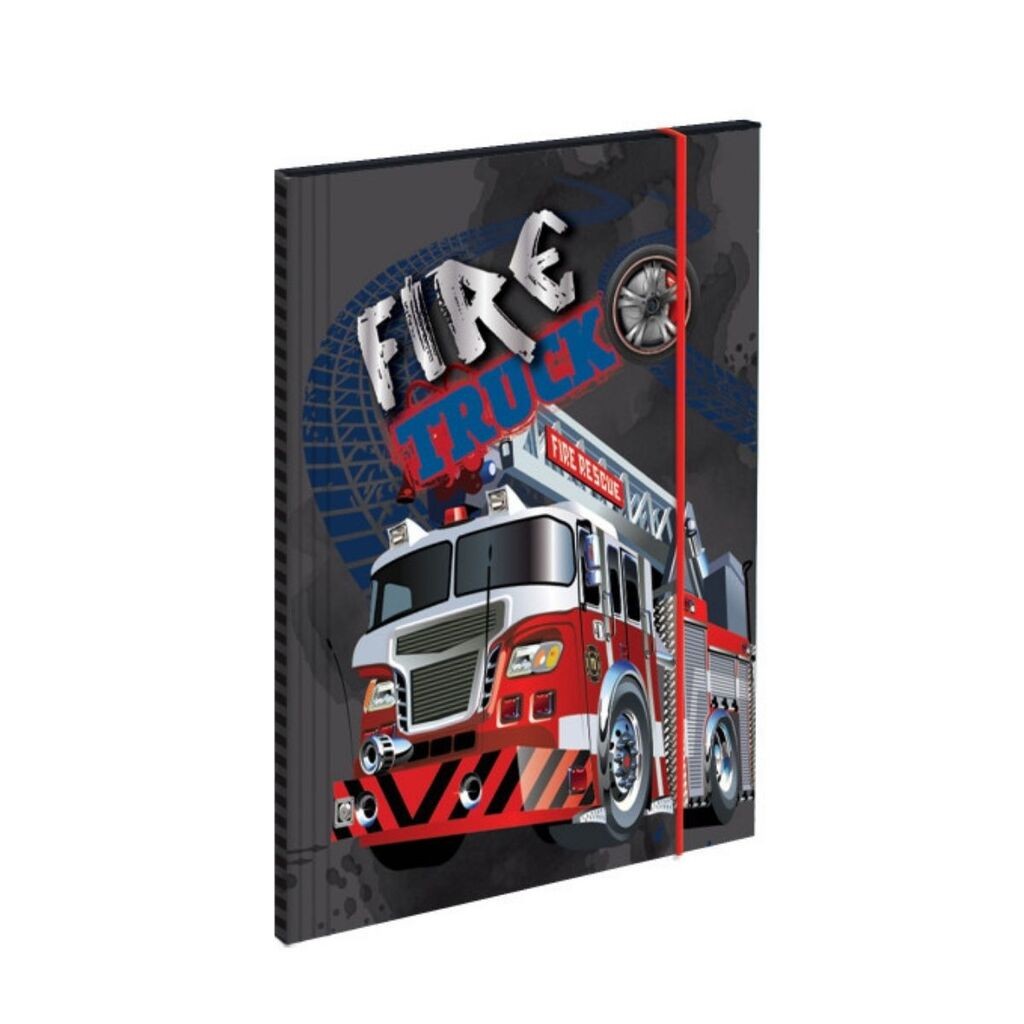 Scool Fascikla Fire Truck, A4, Hologram efekat, Tamnosiva