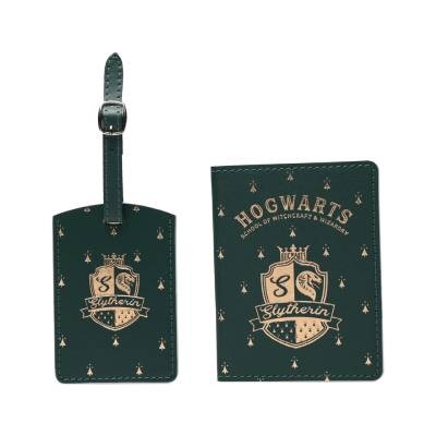 Widdop & Co Set Tag za kofer i futrola za pasoš Harry Potter, Slytherin