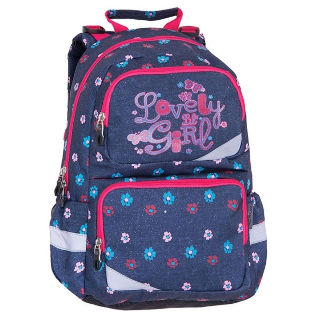 Pulse Ranac za devojčice Lovely Girl, Anatomski, Teget