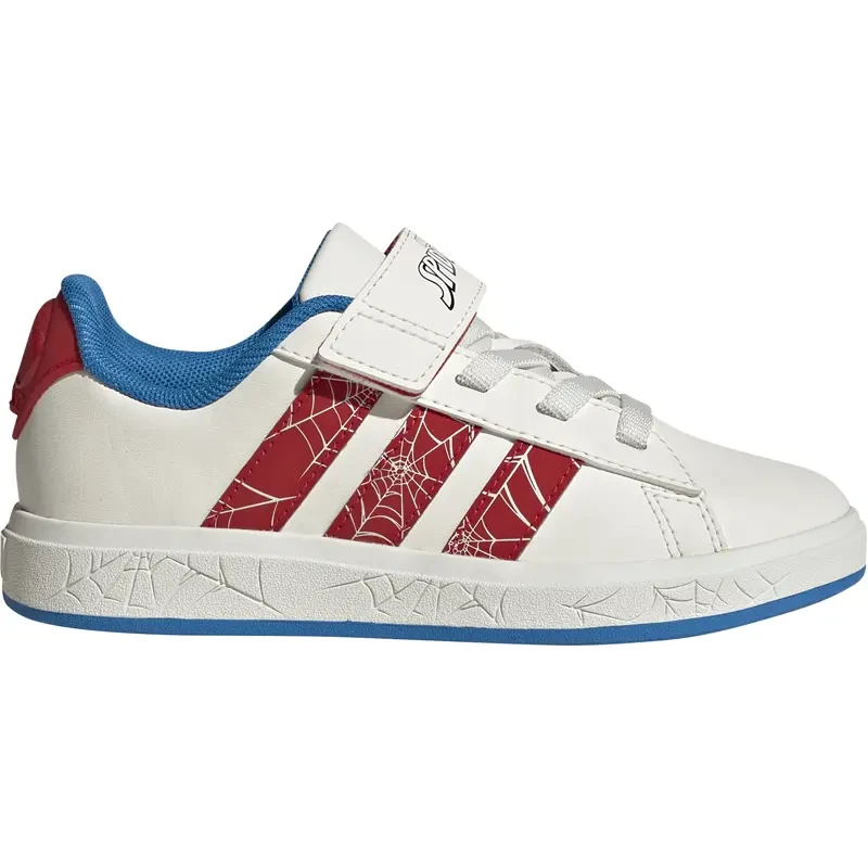 Adidas Patike za dečake Grand Court Spider-Man El K, Belo-Crvene
