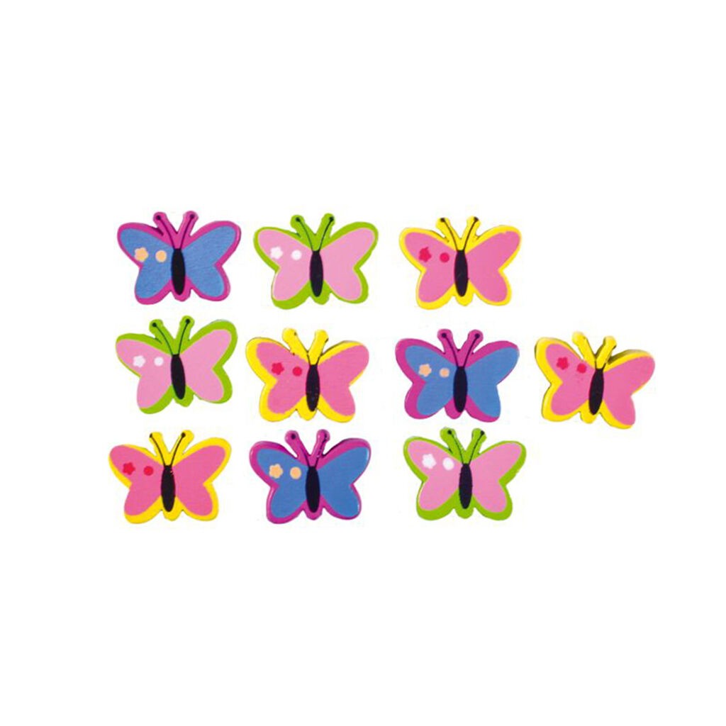 Junior Leptirići Crafty deco, 12 komada, Šareni