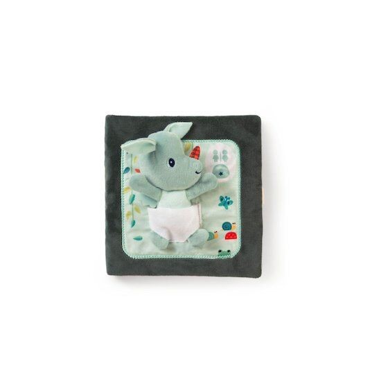 Lilliputiens Knjiga za bebe Knock-knocky Džo, Platnena, Šarena