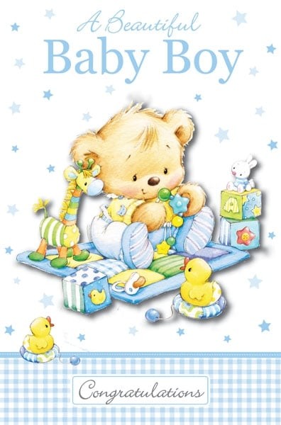 Čestitka Congrats Baby Boy