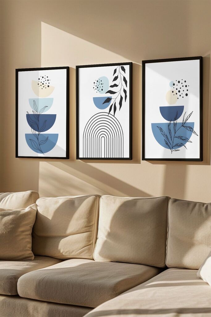 Wallity Uramljena slika Artvmodel5, 33x48 cm, 3 dela