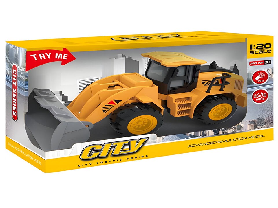 Dečiji Muzički bager, Mini, Žuti