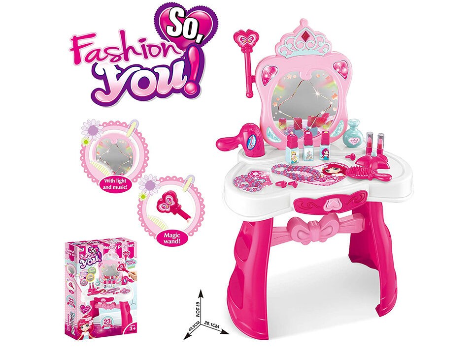 Stočić za ulepšavanje Fashion, Roze