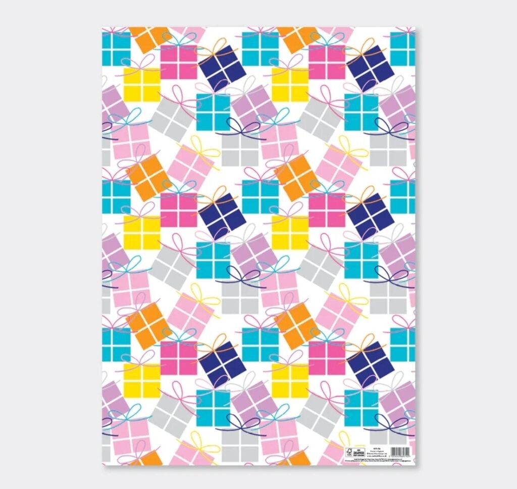 Rachel Ellen Ukrasni papir Poklončići sa mašnom, Šareni