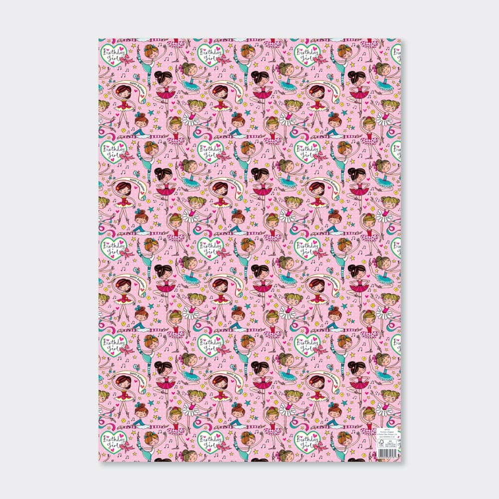 Rachel Ellen Ukrasni papir Balerine, Roze