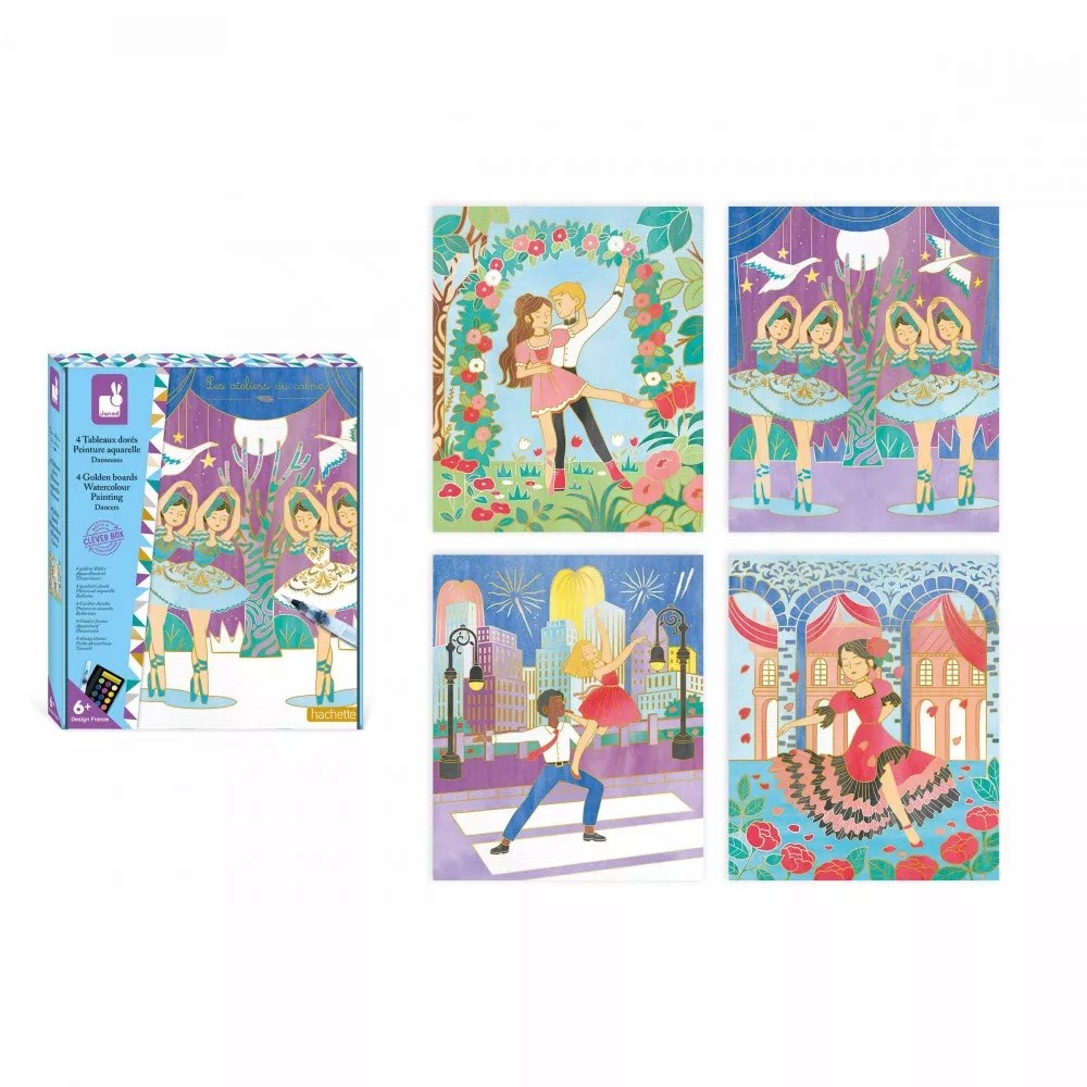 JANOD Akvarelne slike Plesači