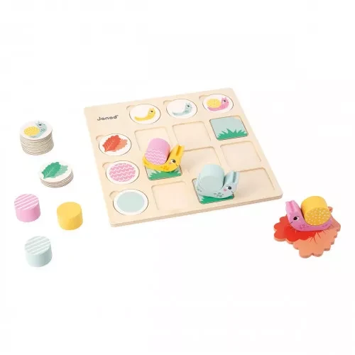 JANOD Dvostrana tabla za decu sa puževima