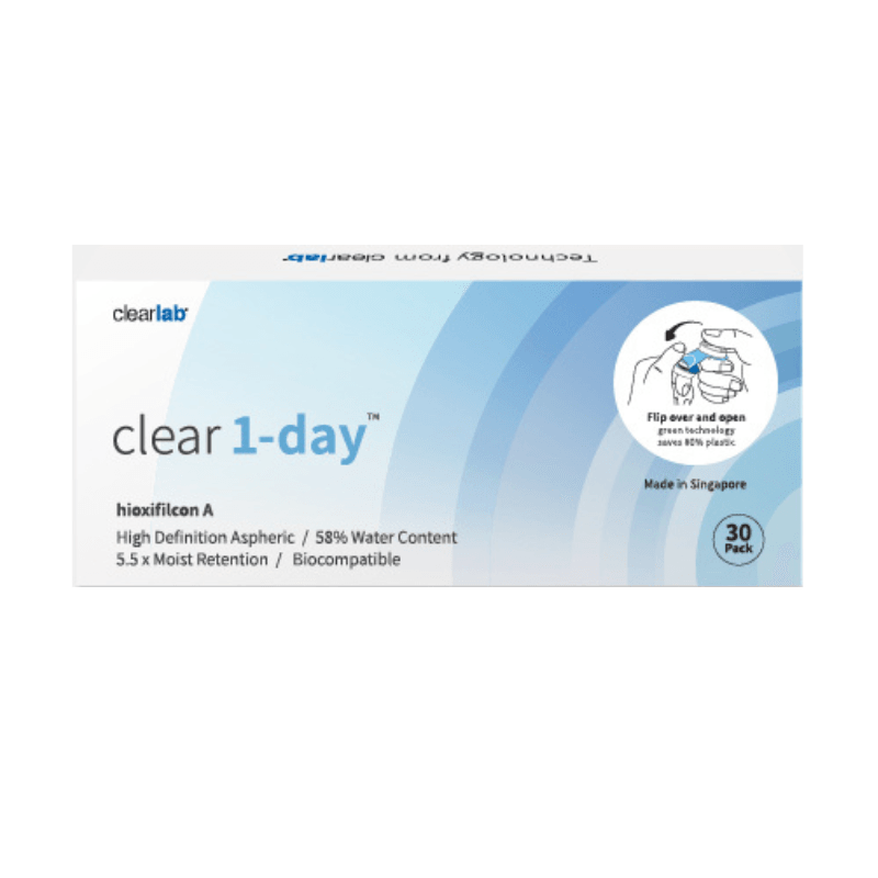 Clearlab Bio dnevna sočiva  clear 1-day / visO2, 30 komada
