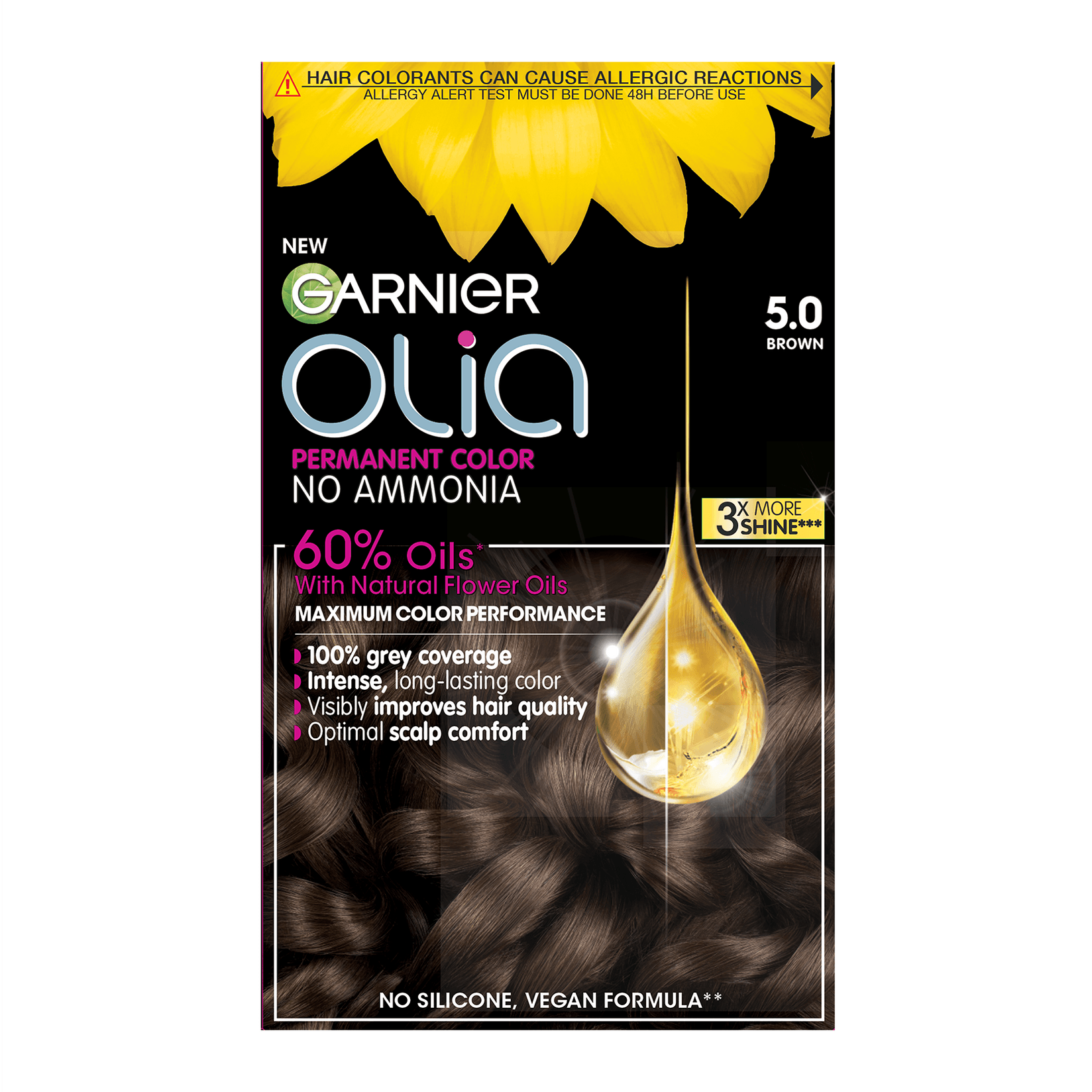GARNIER Olia Boja za kosu 5.0 Smeđa