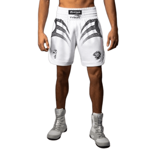 Venum x Mike Tyson Bokserski šorc, Belo-crni