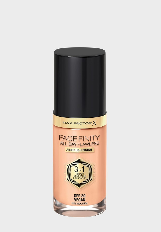 MAX FACTOR Tečni puder Facefinity 3In1 Vegan 75 Golden 30 ml