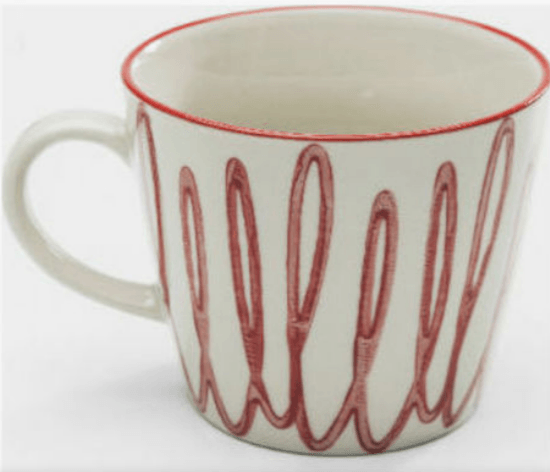 KARE 37999 Loop Šolja, Crvena