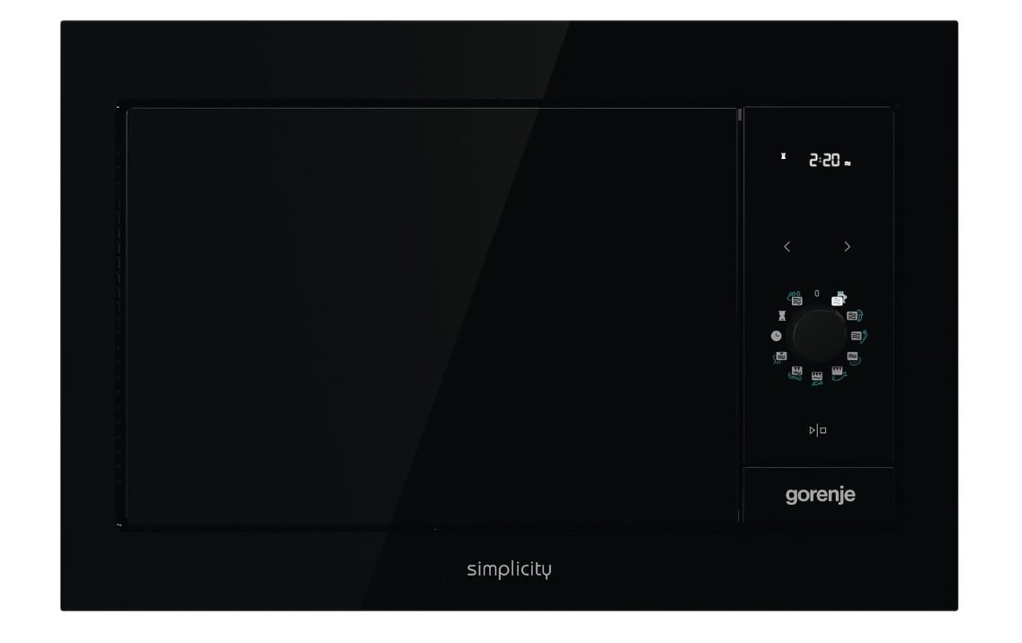 GORENJE BM 235 G1SYB Ugradna mikrotalasna rerna sa grilom, 59.5x39x35.1 cm, Crna