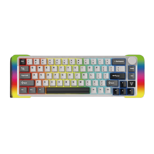 Fantech Mehanička gaming tastatura MK919 Atom PRO66, Crveni switch, Siva
