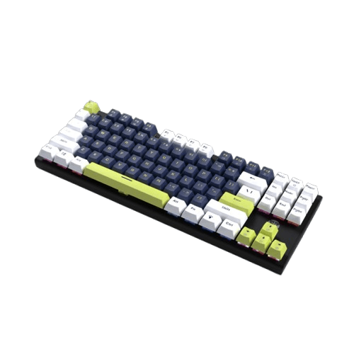Fantech Mehanička gaming tastatura MK877S RGB Atom 87S Mori, Plavi switch, Plava