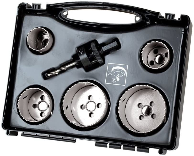 WOLFCRAFT Set krunastih testera BiM u koferu sa adapterom 3764000 fi 35 40 51 65 68