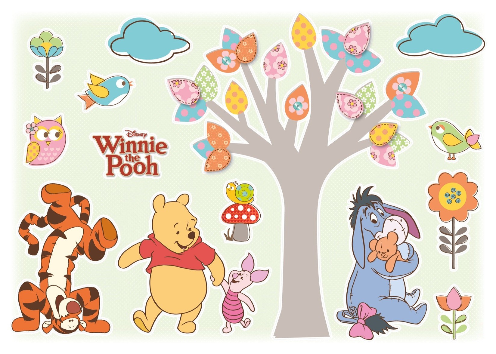 KOMAR Stikeri za zid - samolepljivi 14014, 50x70cm