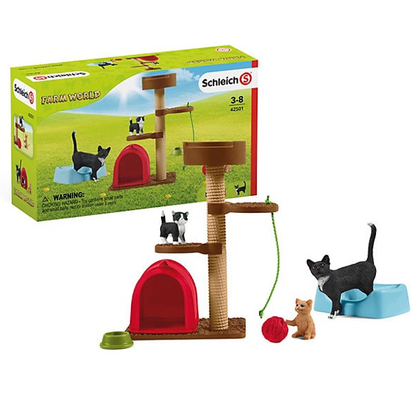 SCHLEICH Set figura Vreme za igru za slatke mačiće
