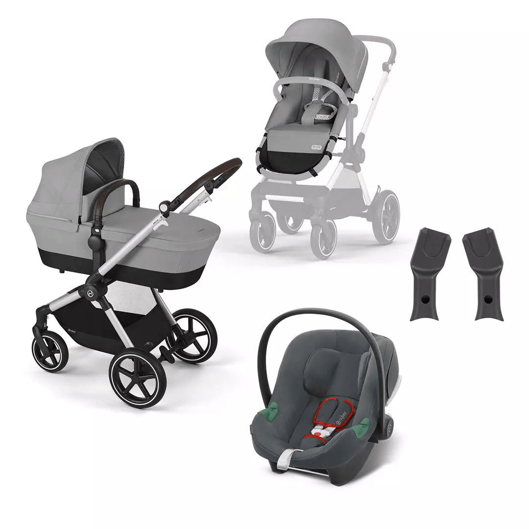 CBX by Cybex Kolica za bebe 3u1 EOS LUX GOLD, Siva