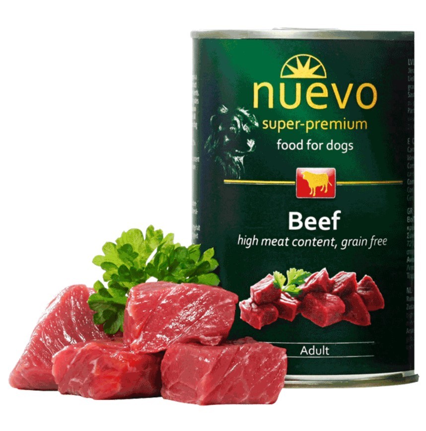 NUEVO Vlažna hrana za pse sa ukusom govedine Beef Grain Free 800g