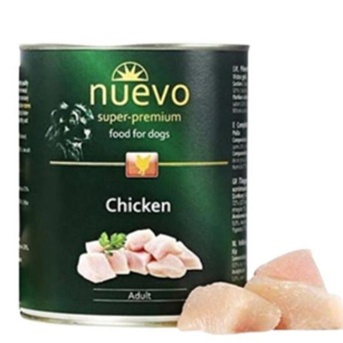 NUEVO Vlažna hrana za pse piletina 800g