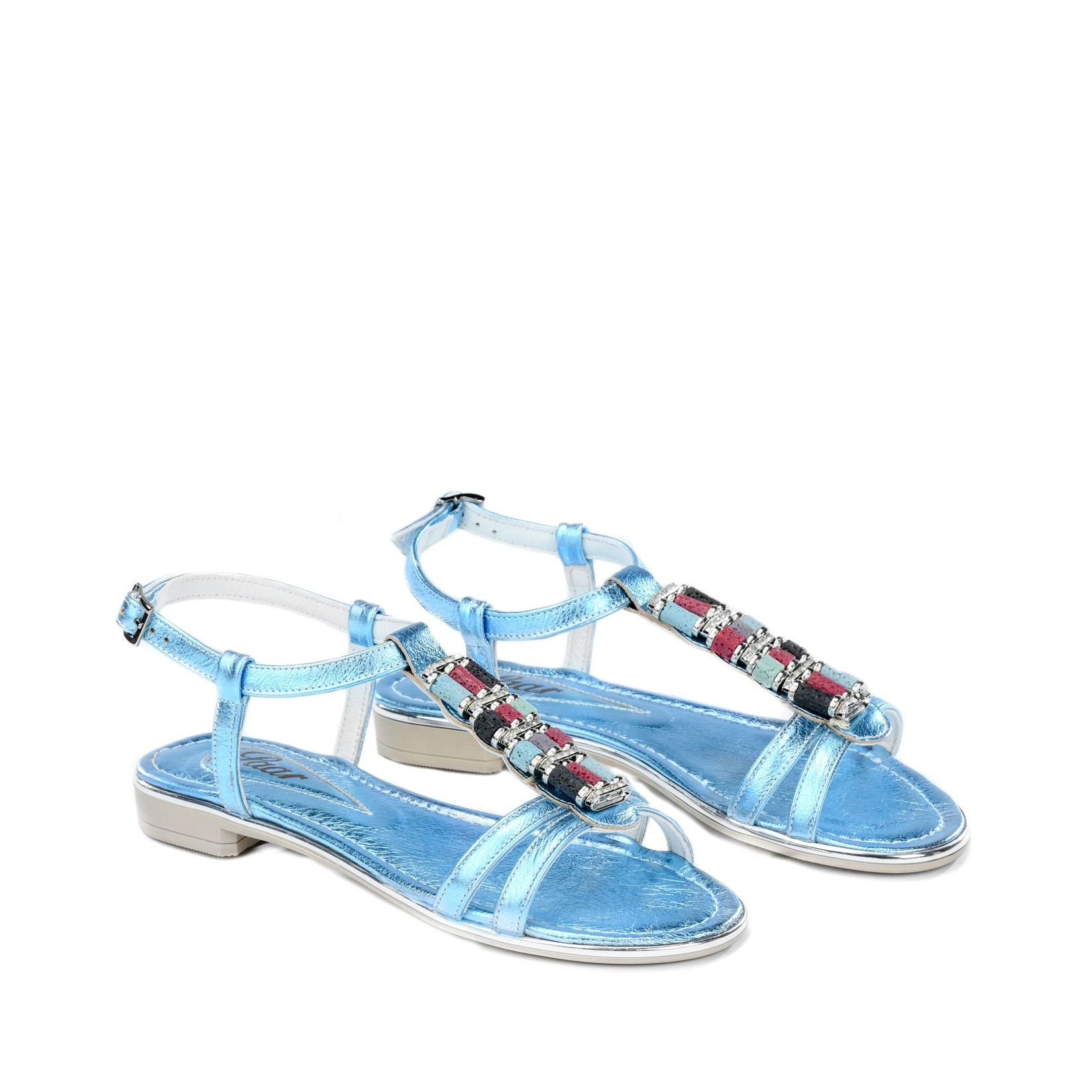 Paar Ženske sandale 19217-5, Plave