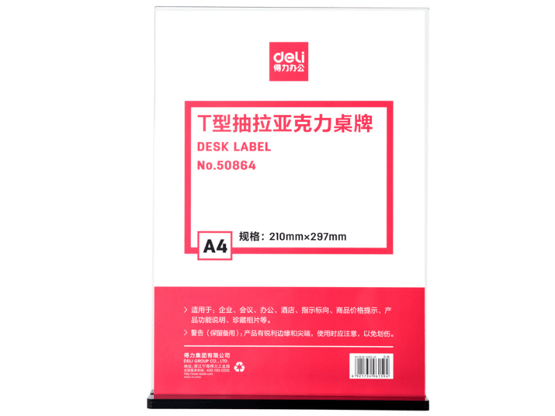 Deli Izložbeni stalak 50864, A4 format