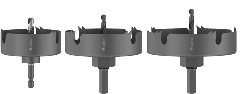 Bosch Set kruna za drvo/gips 2608594503, 3 komada
