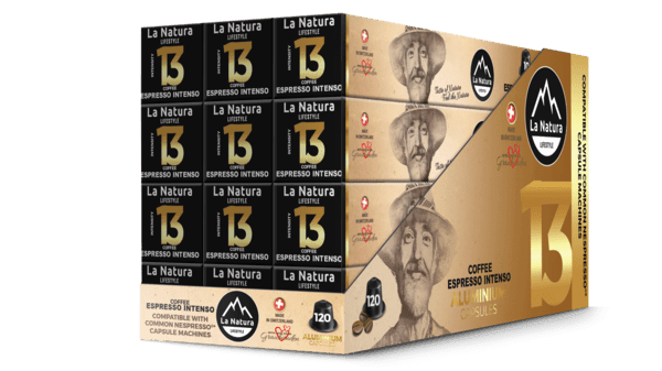 La Natura Lifestyle ALU Kafa Espresso Inteso BAG ND DACH MK, 12x10