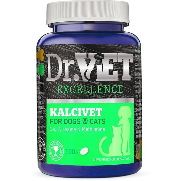DR.VET Suplement sa kalcijumom za pse Kalcivet, 100 tableta