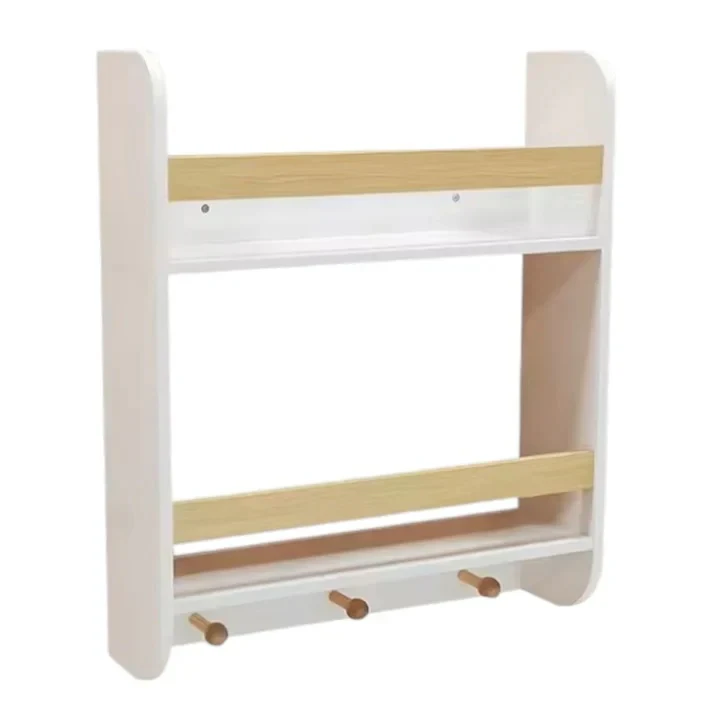 KINDER HOME Dečija polica sa vešalicama, Bela