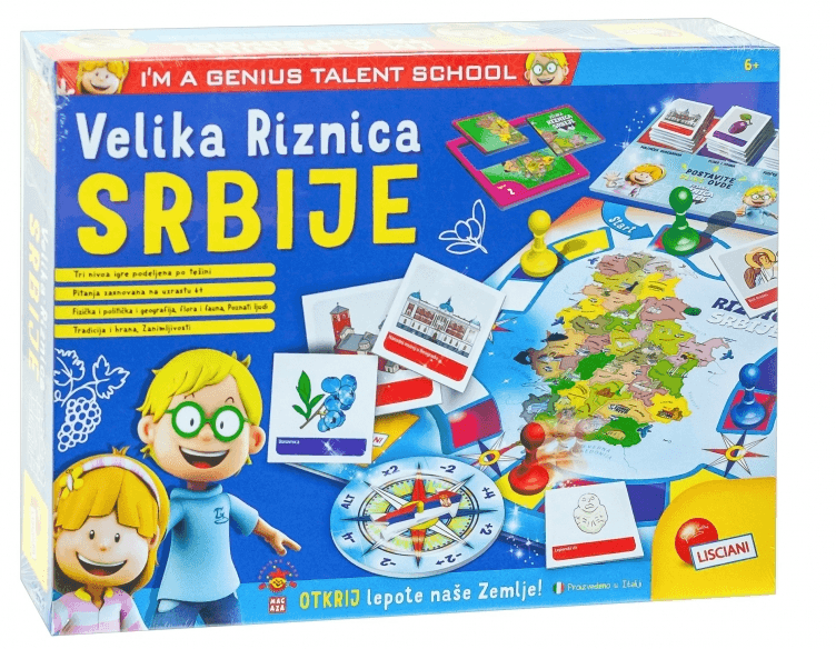 LISCIANI Društvena igra Velika riznica Srbije