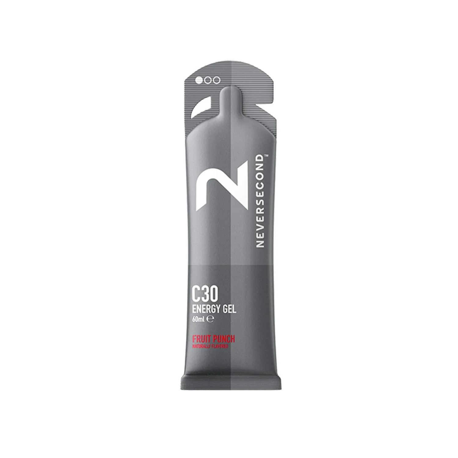 NEVERSECOND C30 Energetski gel Fruit punch, 60 ml
