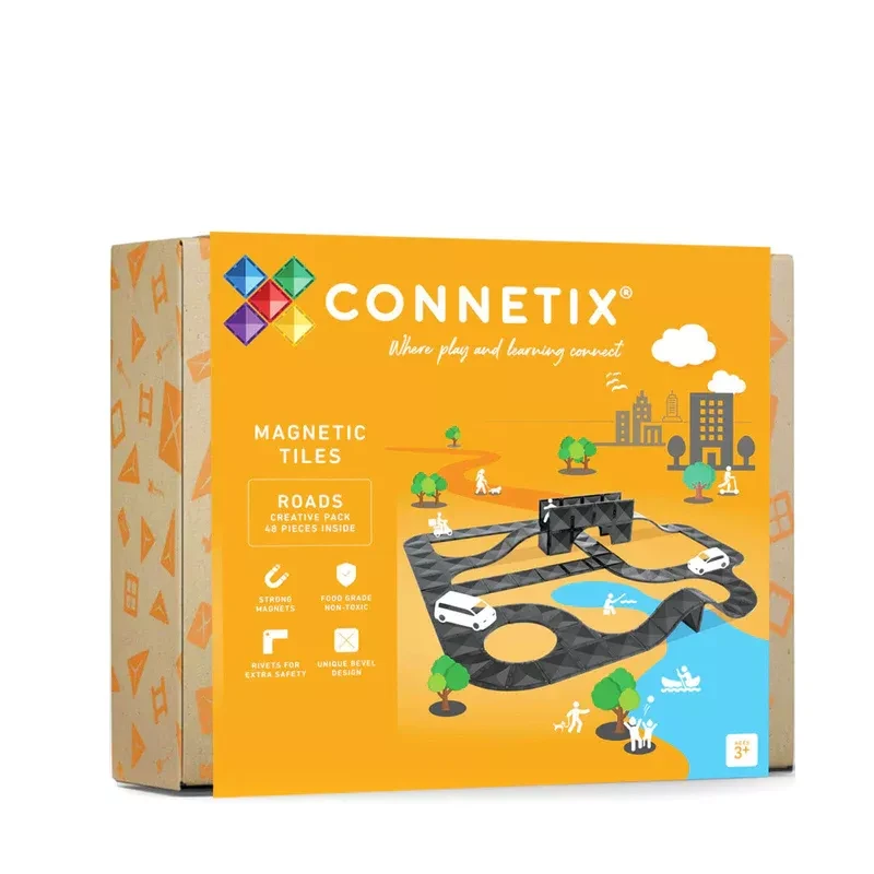 CONNETIX Magnetni konstruktor Creative Roads Pack, 48 delova
