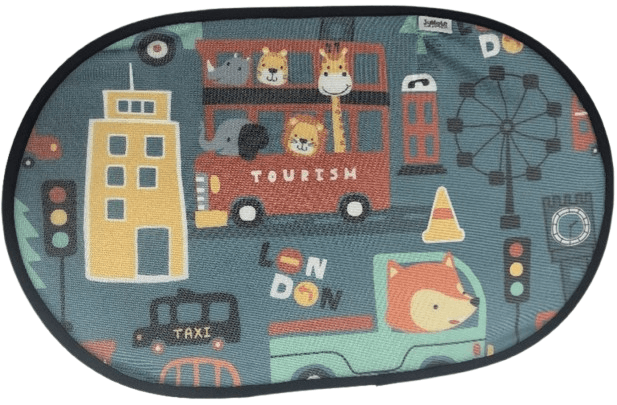 Jungle Zaštita od sunca za prozor u autu Tourism, 31x51 cm, Šarena