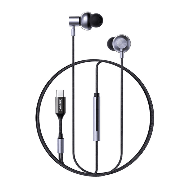 Slušalice Type-C Remax RM-730a, Sive