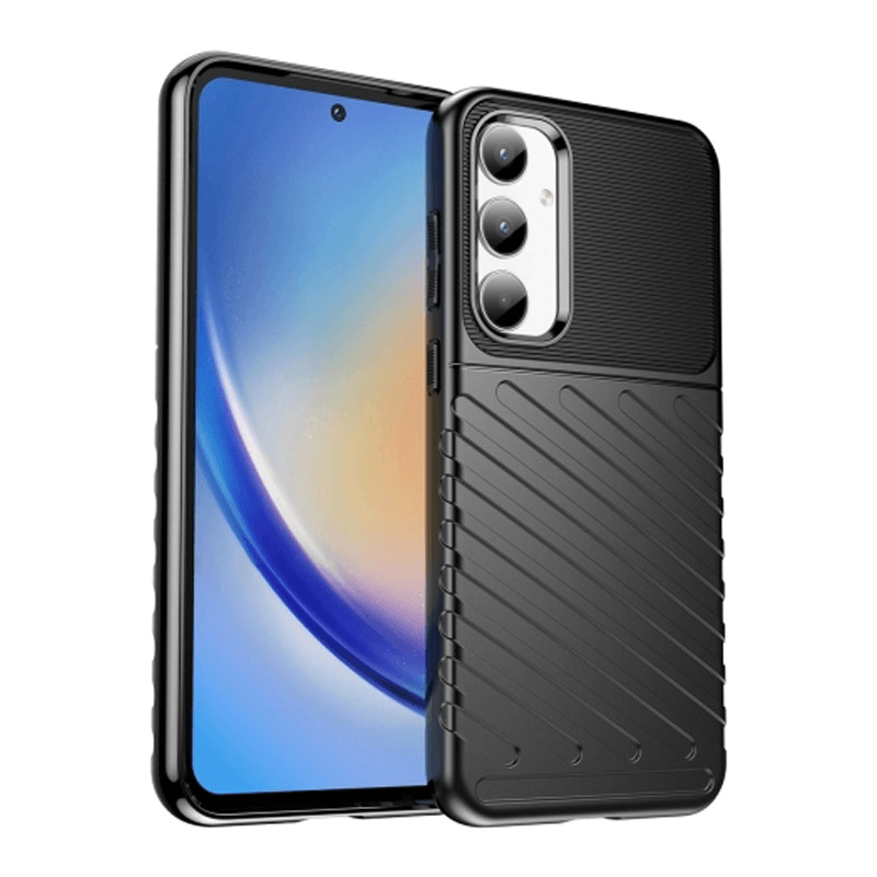 Maska za telefon Thunder za Samsung A35 5G/ A356B, Crna